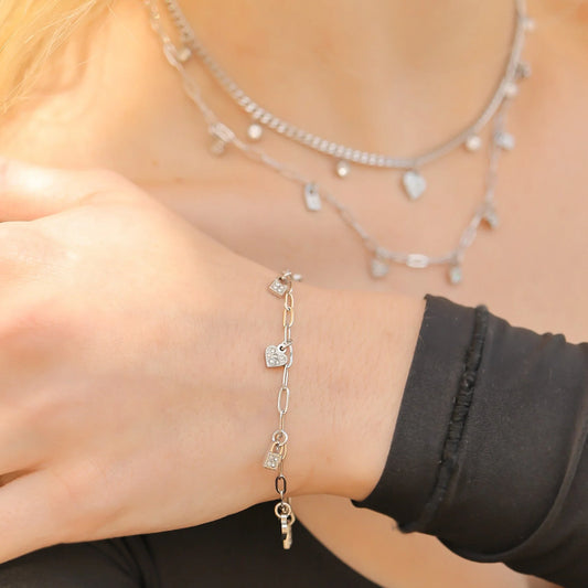 PVD Stainless Steel Heart