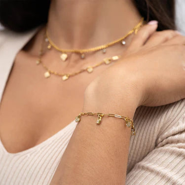 Gold PVD Stainless Steel Heart