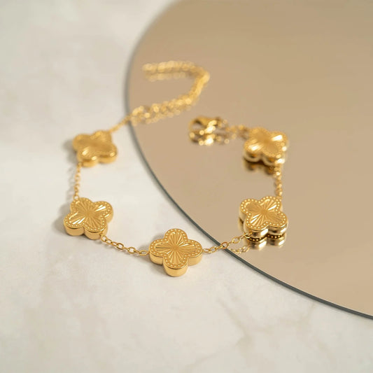 Gold PVD Stainless Steel Lucky